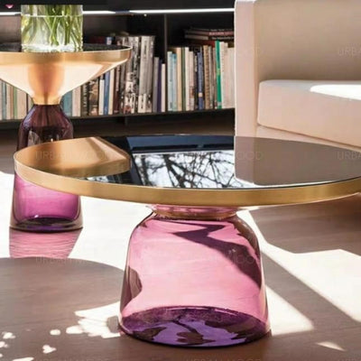 BELLEVUE Accent Glass Coffee Table