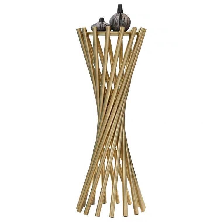 BIANCA Gold Torch Plant Stand