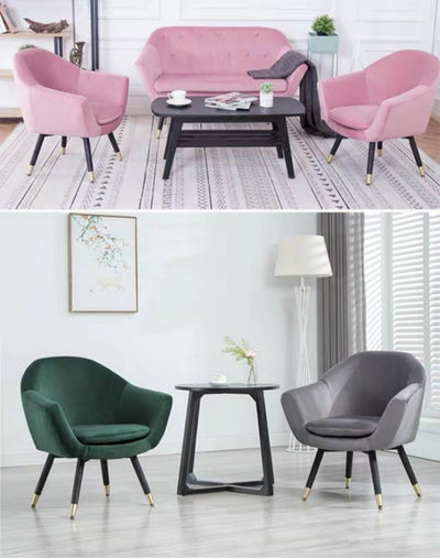 BLANCO Modern Velvet Lounge Chair