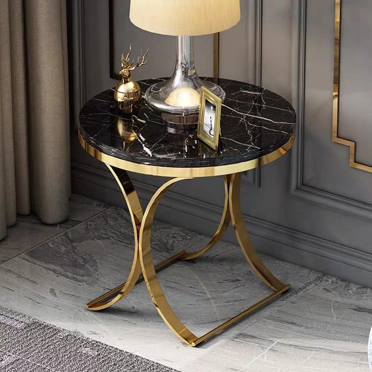 BRAXTON Luxury Gold Side Table