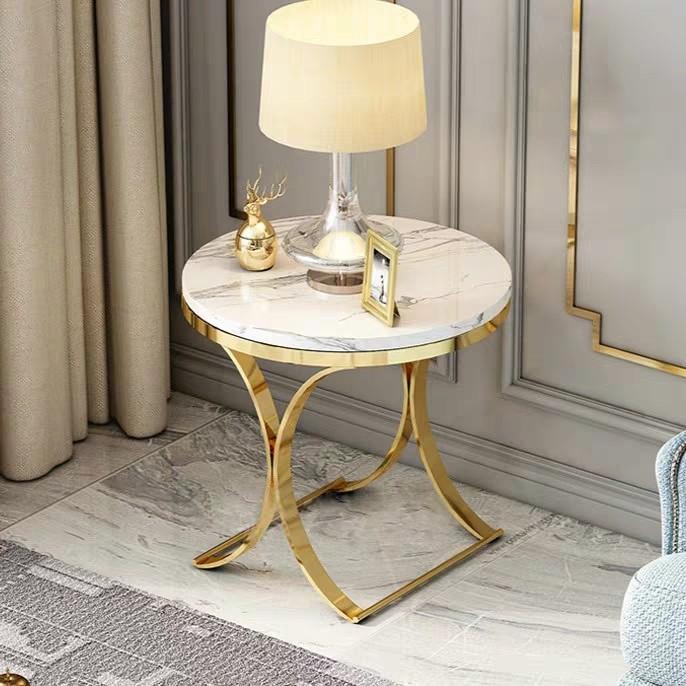 BRAXTON Luxury Gold Side Table