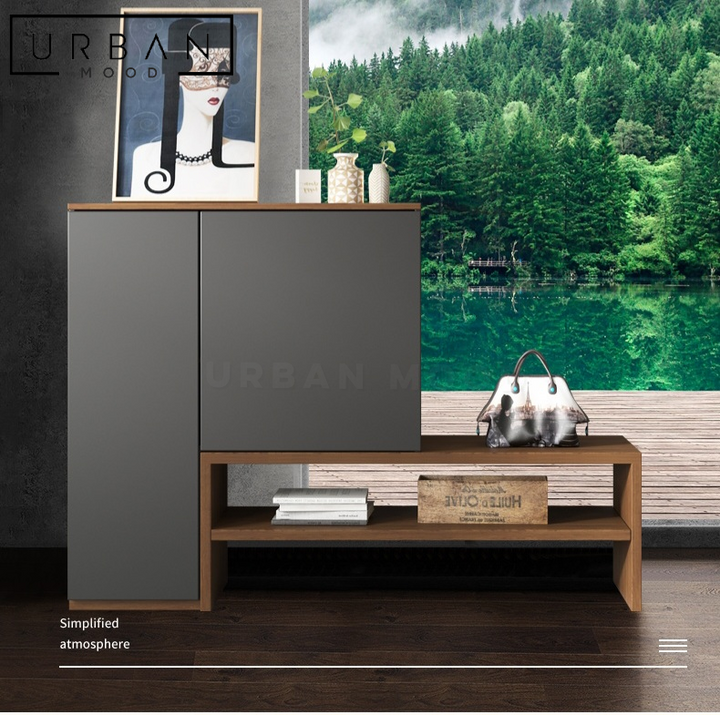 BARNE Modern Shoe Cabinet Bench