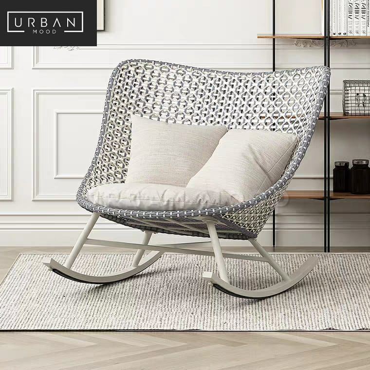 BONBON Scandinavian Rattan Rocking Chair – Urban Mood