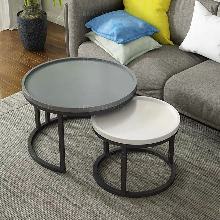 CADEE Colour Pop Round Coffee Table