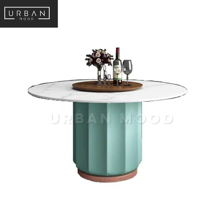 CALIBER Modern Sintered Stone Round Dining Table