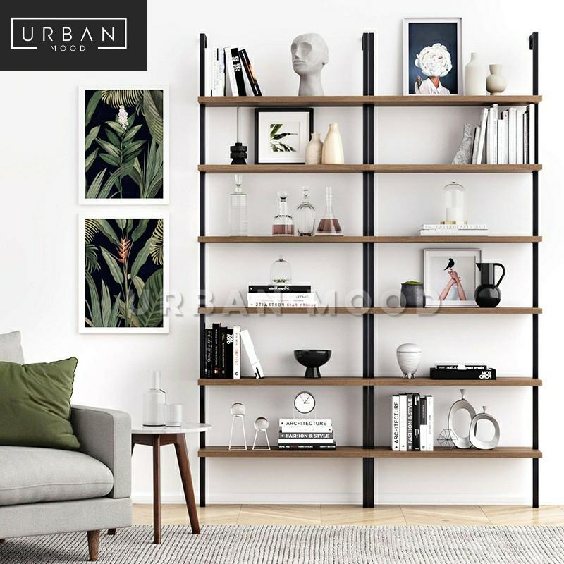 CAPER Industrial Solid Wood Ladder Display Shelf – Urban Mood