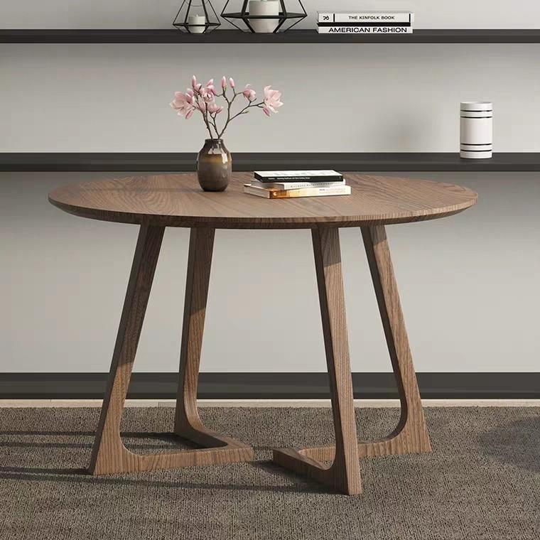 CARSON Solid Wood Round Dining Table