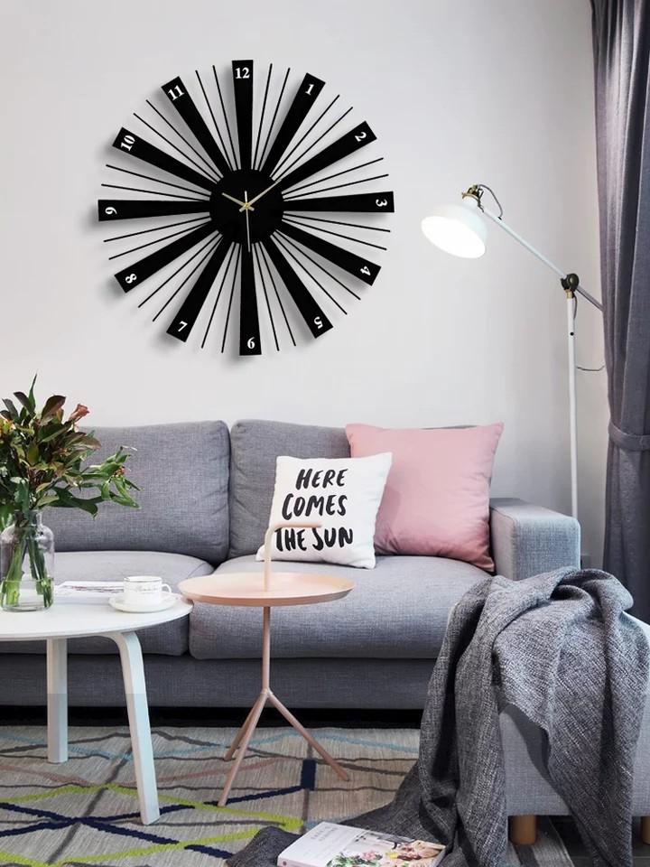 CHRISTINA Contemporary Starburst Wall Clock