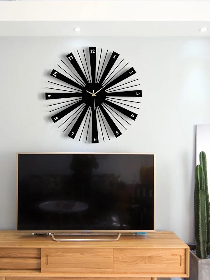 CHRISTINA Contemporary Starburst Wall Clock