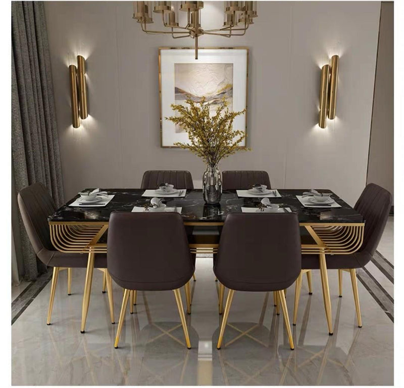 CLAIRE Modern Marble Dining Table
