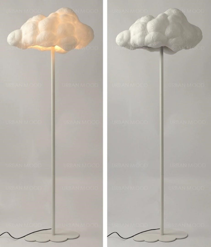 CLOUDY Day Whimsical Standing Bedside Lamp