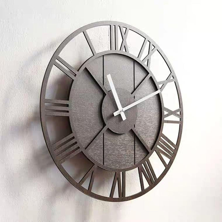 CRAWFORD Roman Numerals Wall Clock