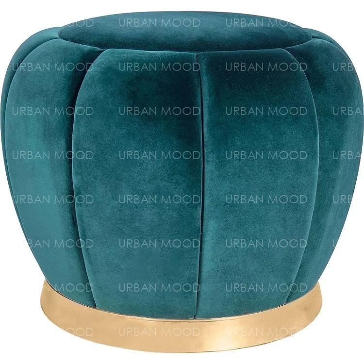 CROWN Velvet Vanity Stool