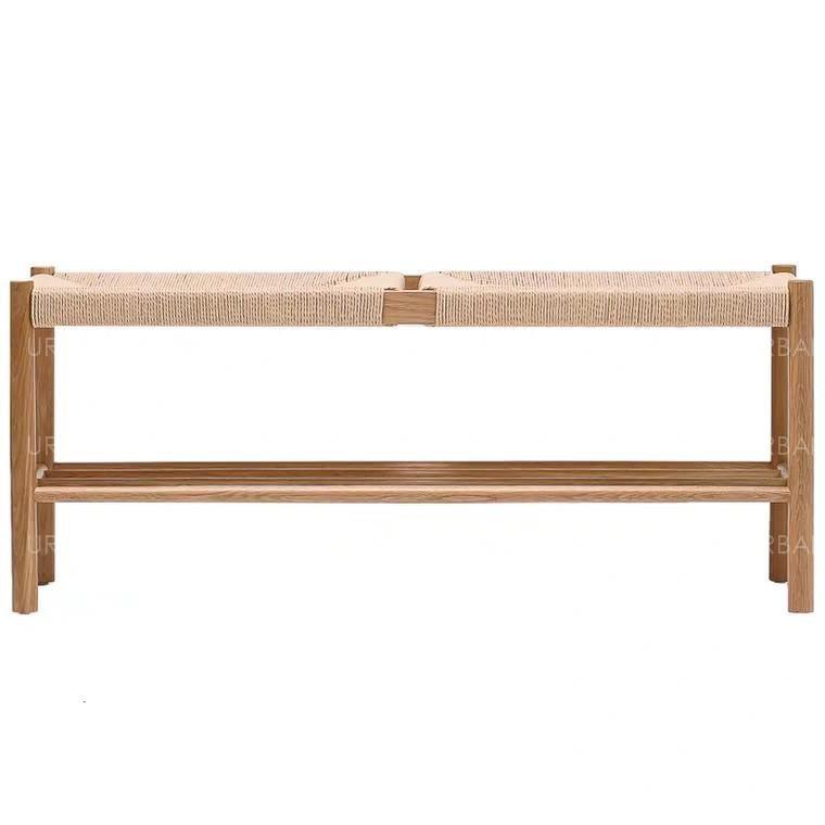 CYRAN Rustic Solid Wood Bench