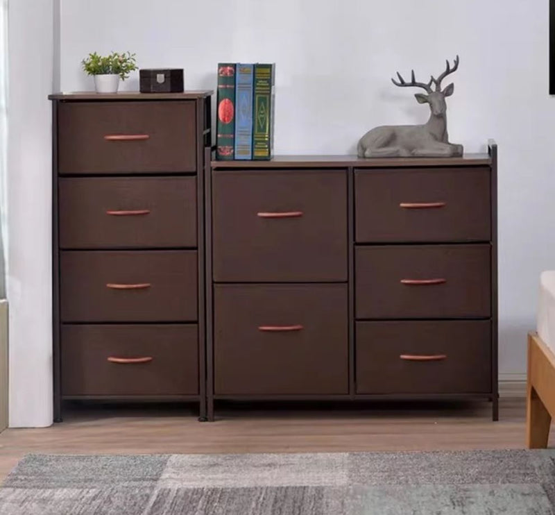 CASEY Fabric Chest of Drawers