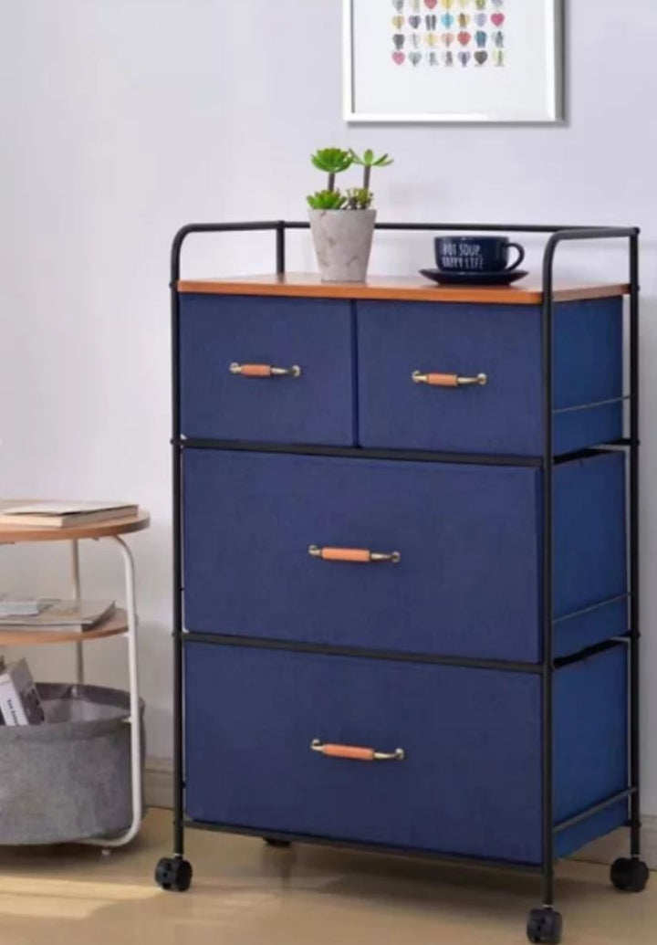 CASEY Fabric Chest of Drawers