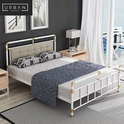 CAVEN Modern Industrial Bedframe