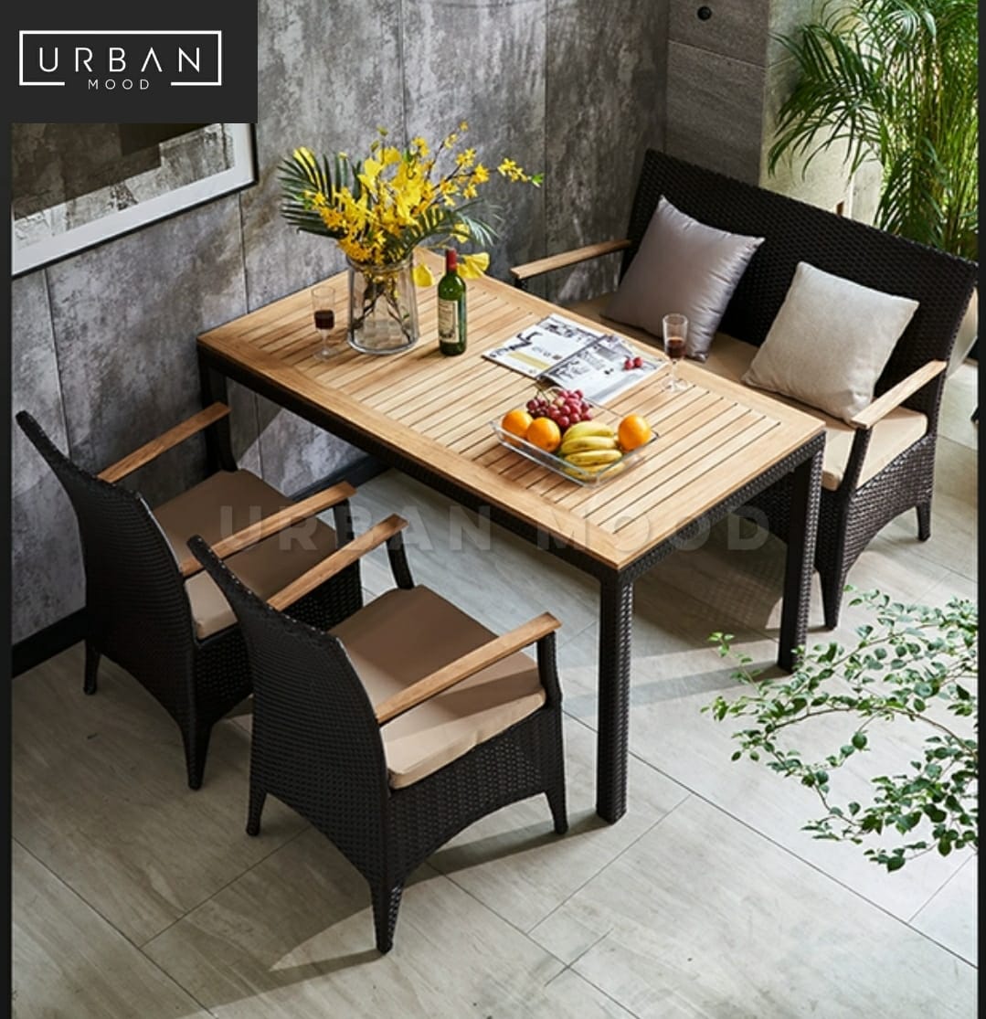 CLAYTON Outdoor Dining Table Set – Urban Mood