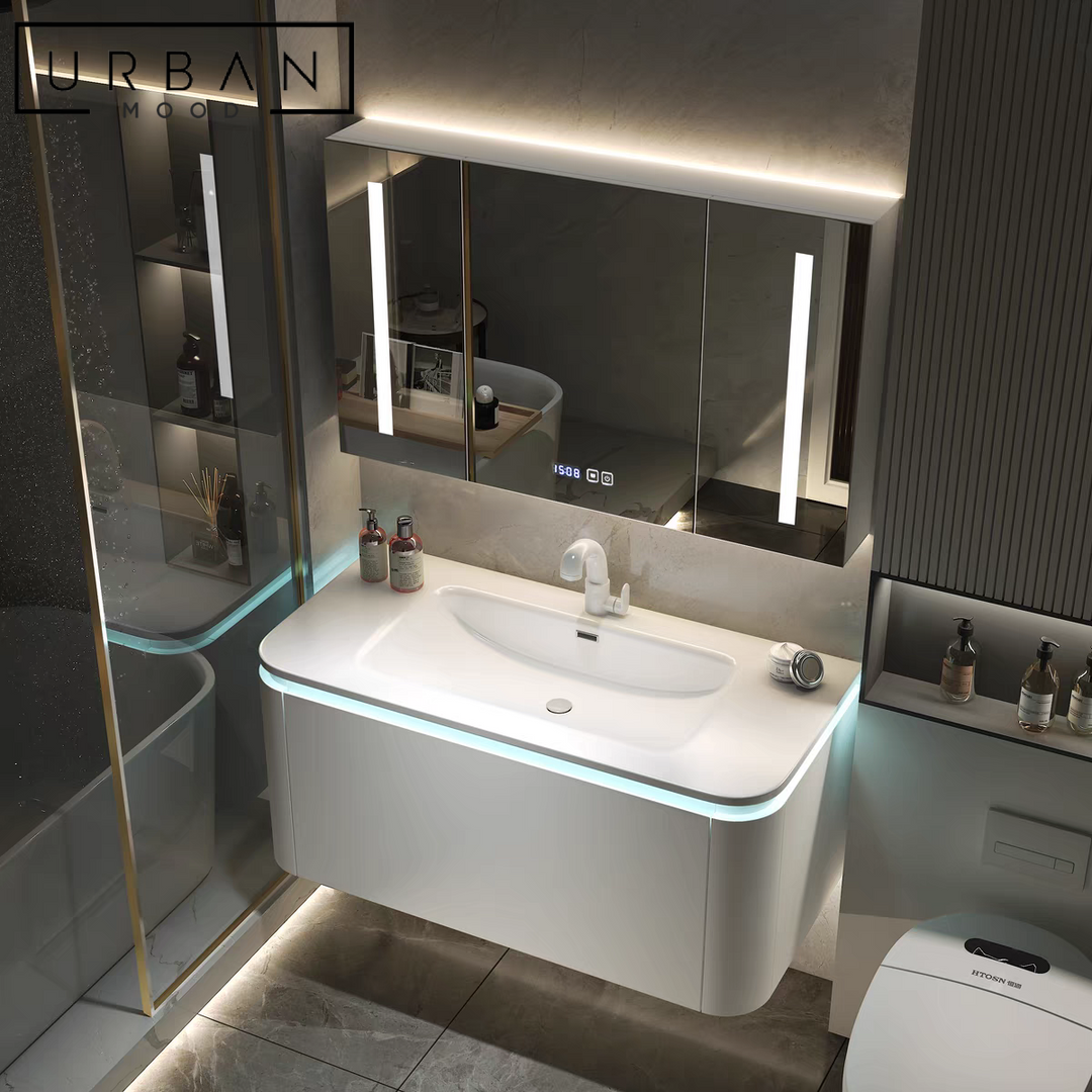 CLIVE Modern LED Bathroom Cabinet