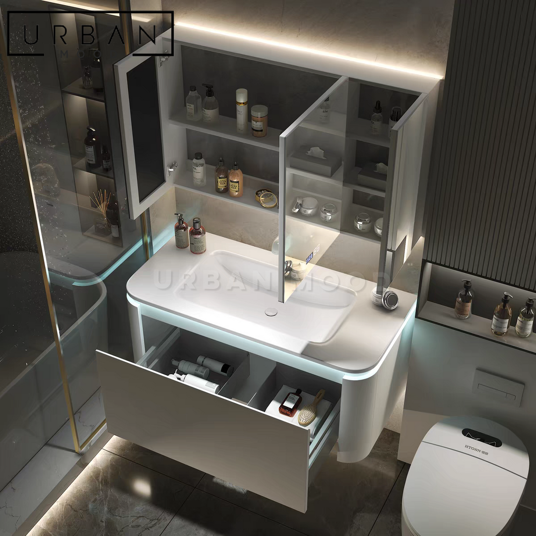 CLIVE Modern LED Bathroom Cabinet