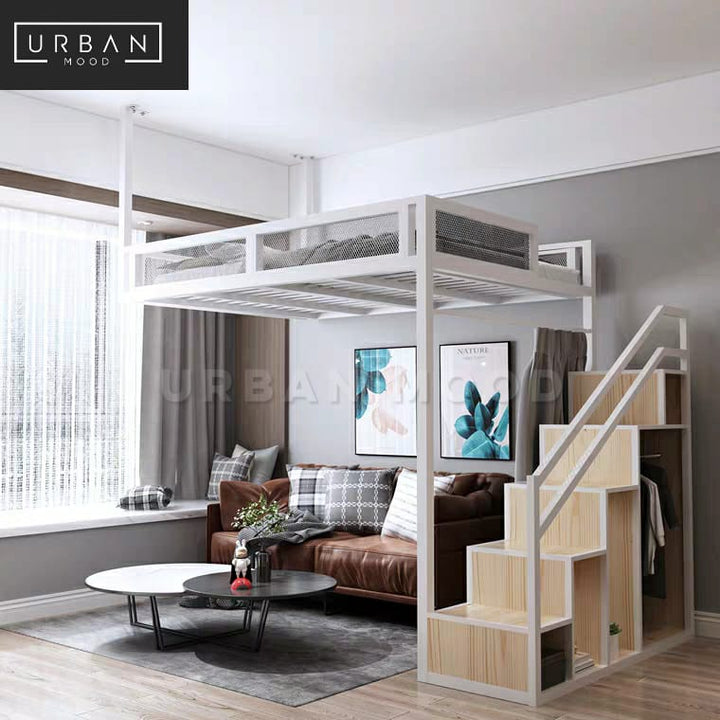 COBALT Industrial Loft Bed