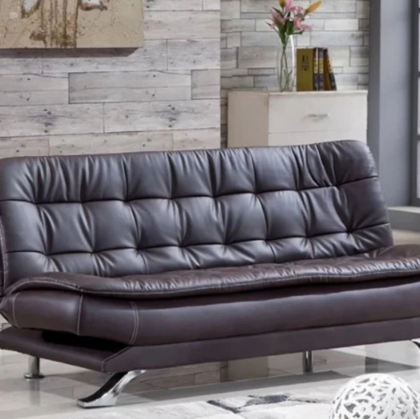 COLE Faux Leather Sofa Bed Set