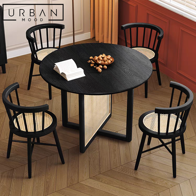 COLT Japandi Solid Wood Round Dining Table