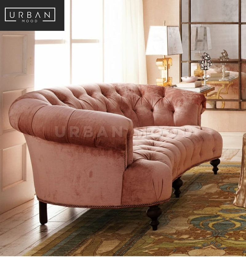 COURTNEY Victorian Velvet Sofa