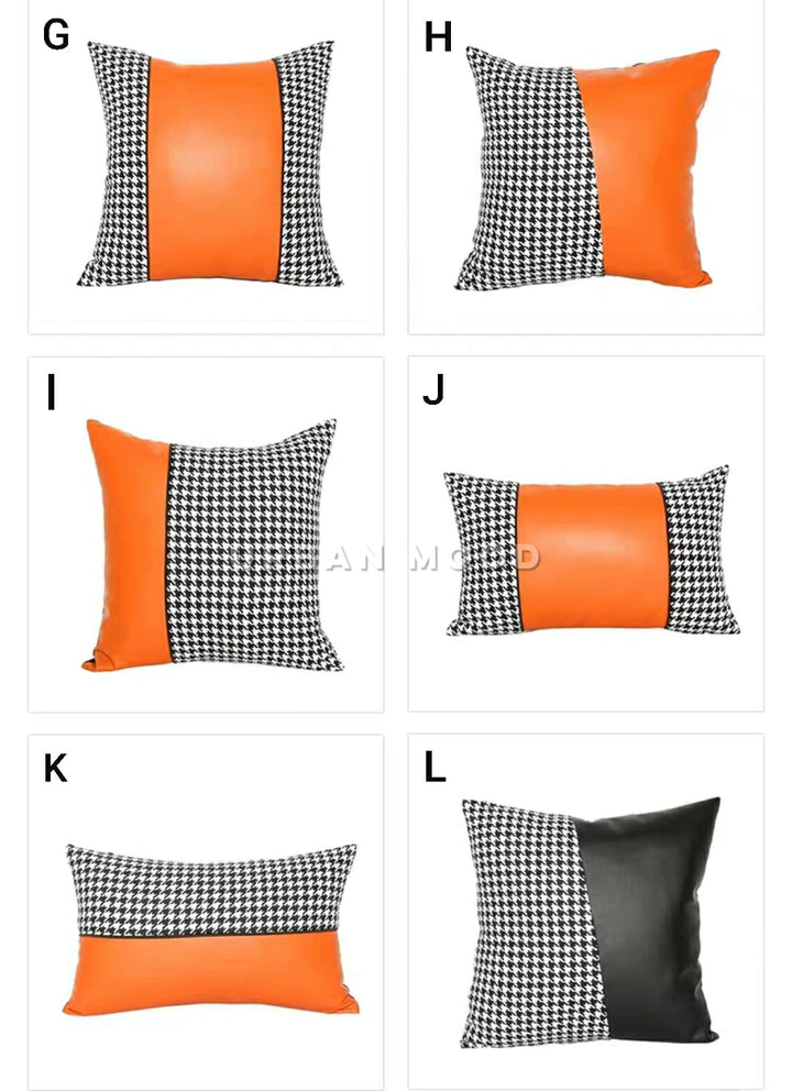 COVEN Modern Houndstooth Cushion