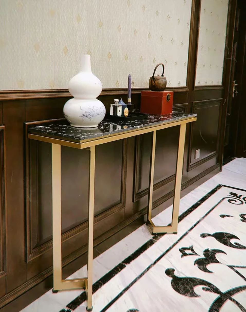 CRISTAL Modern Marble Hallway Console