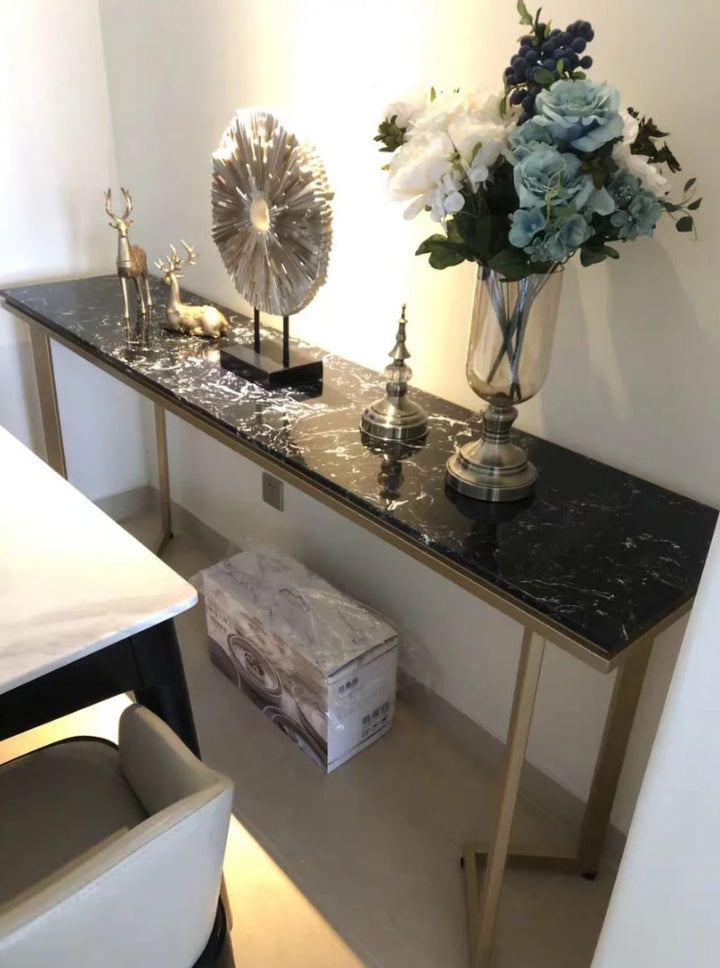 CRISTAL Modern Marble Hallway Console