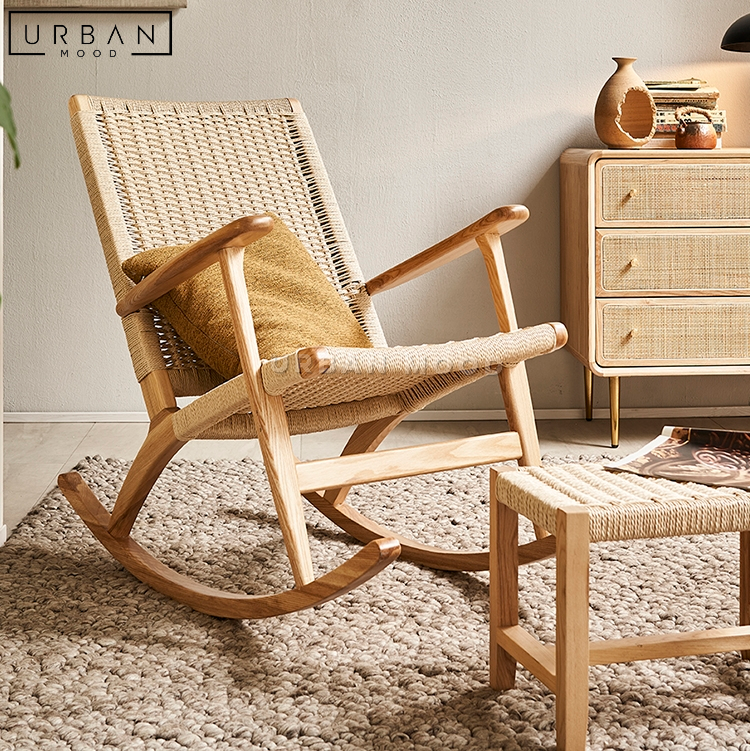 Crow Rocking Chair CROWE Japandi Rocking Chair – Urban Mood