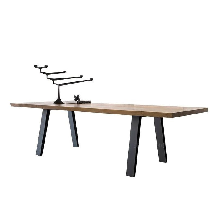 DEVILLE Contemporary Solid Wood Dining Office Table