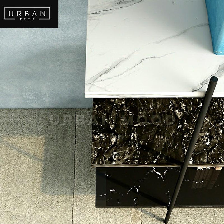 DIORA Modern Marble Hallway Console