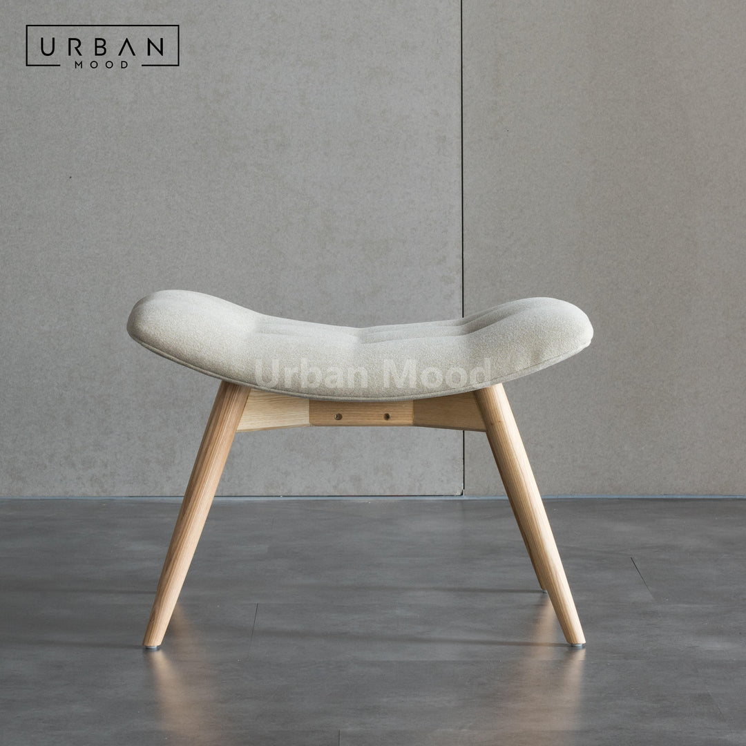 Premium | CODDLE Solid Wood Fabric Stool