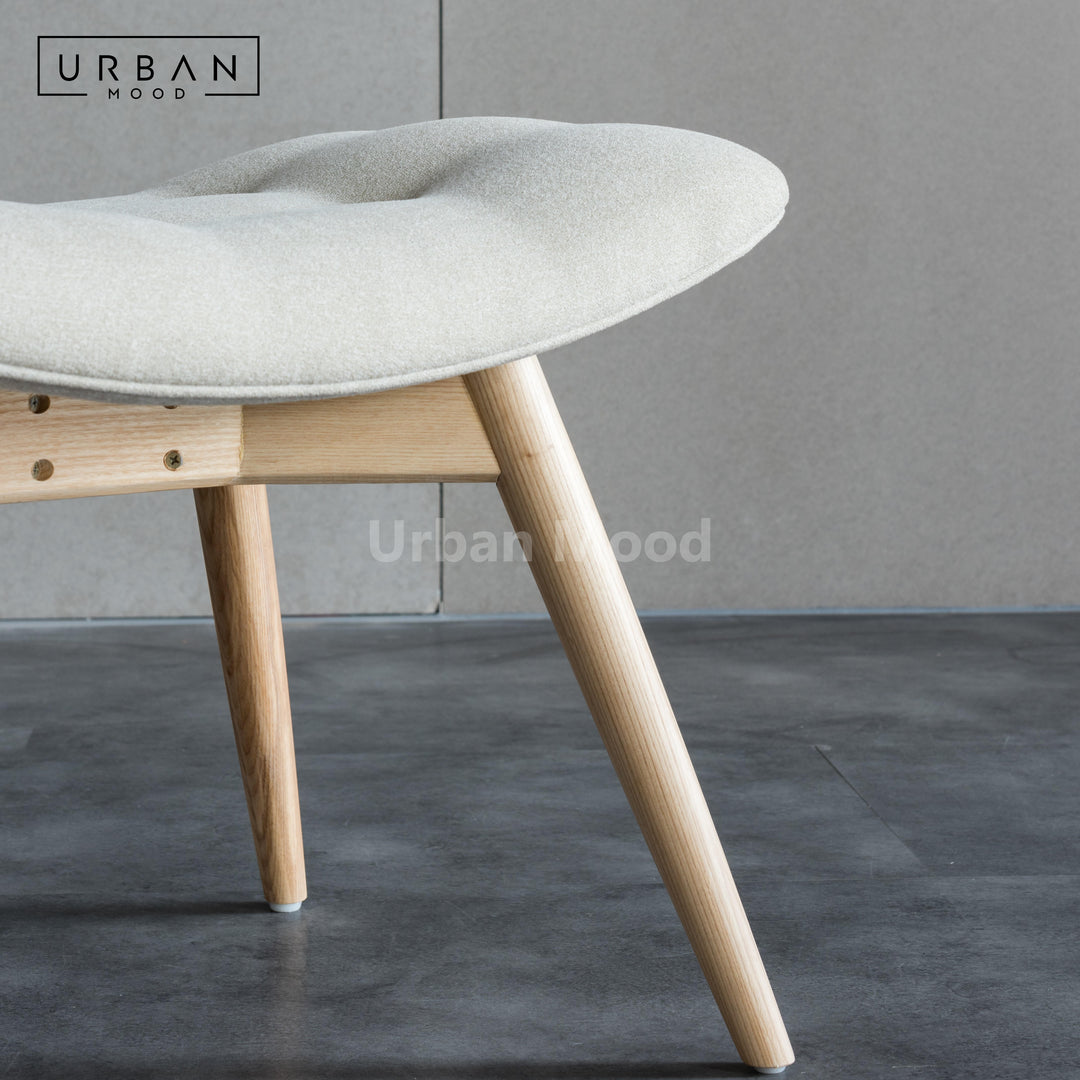 Premium | CODDLE Solid Wood Fabric Stool