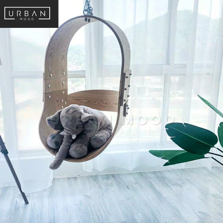 DAVIER Scandinavian Hanging Swing Chair