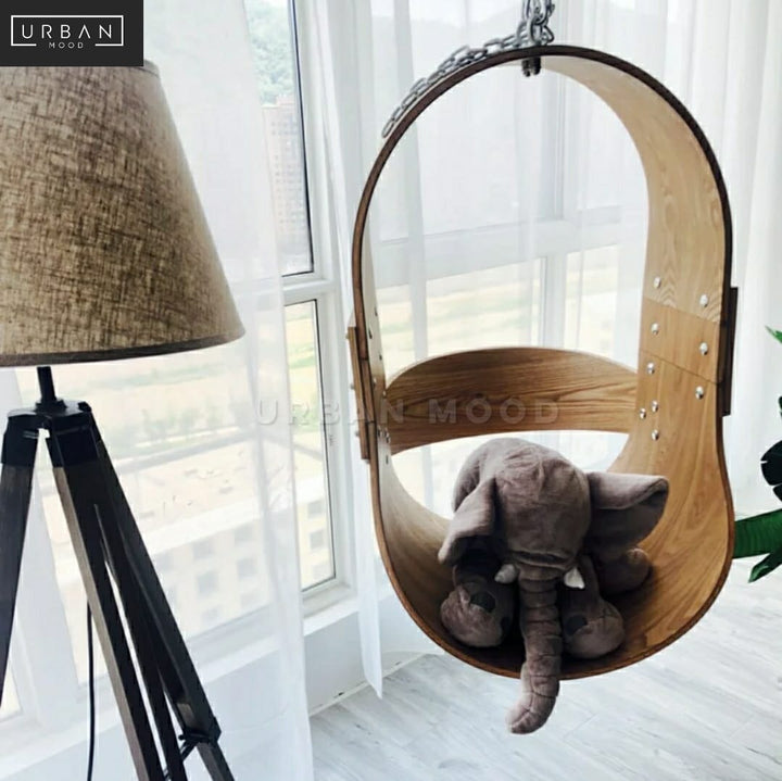 DAVIER Scandinavian Hanging Swing Chair