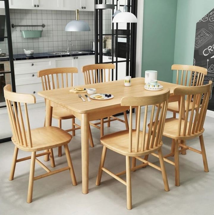 DEVON Scandinavian Solid Wood Dining Table