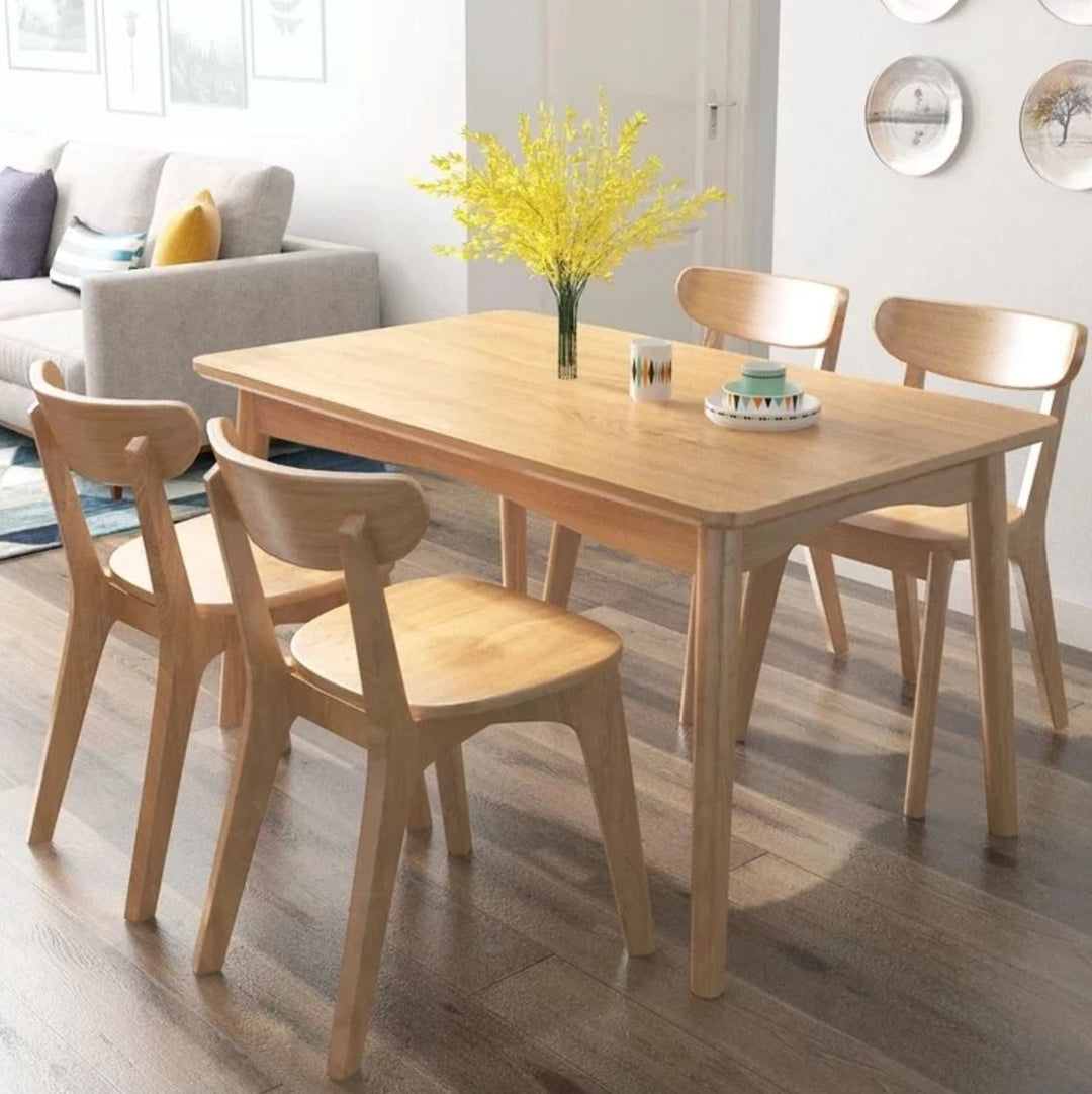 DEVON Scandinavian Solid Wood Dining Table