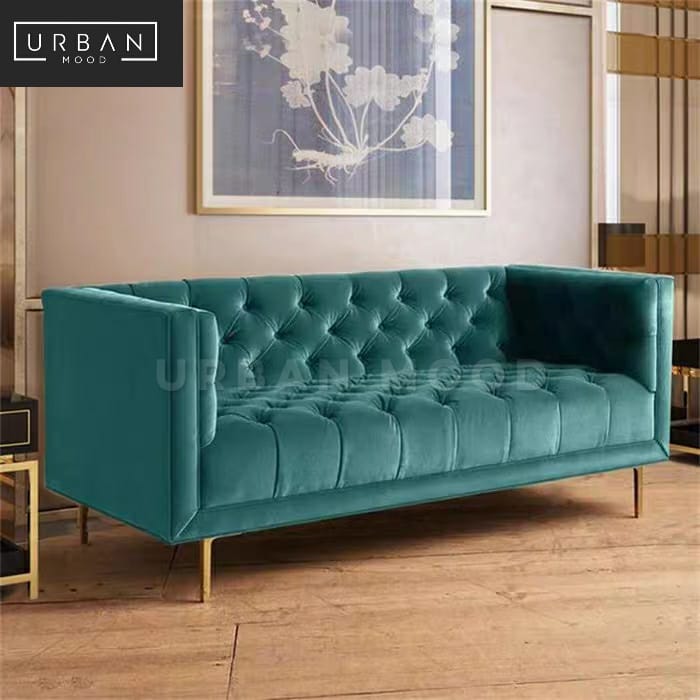 DIANNE French Velvet Tufted Sofa