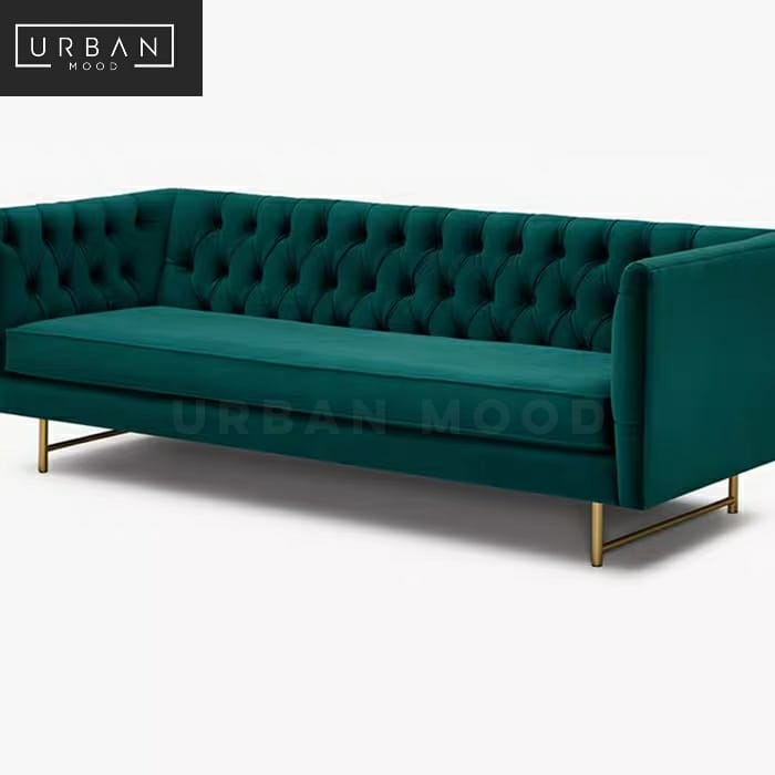 DIANNE French Velvet Tufted Sofa