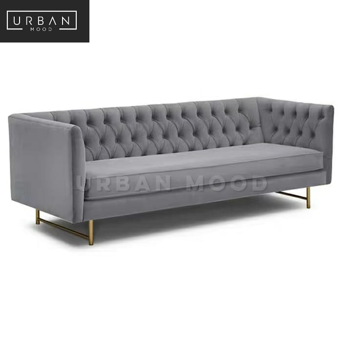 DIANNE French Velvet Tufted Sofa