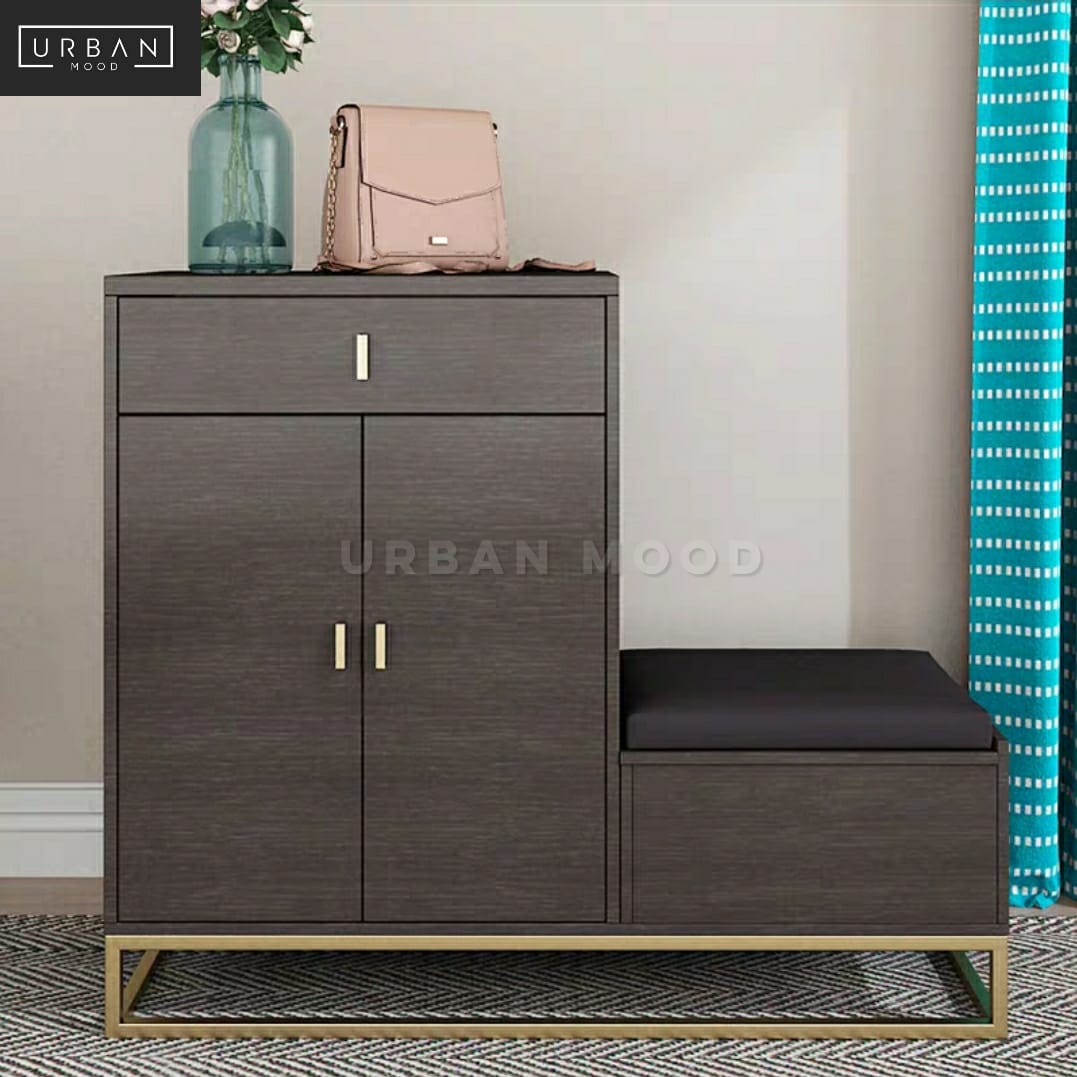 DIVIAN Modern Shoe Cabinet Bench