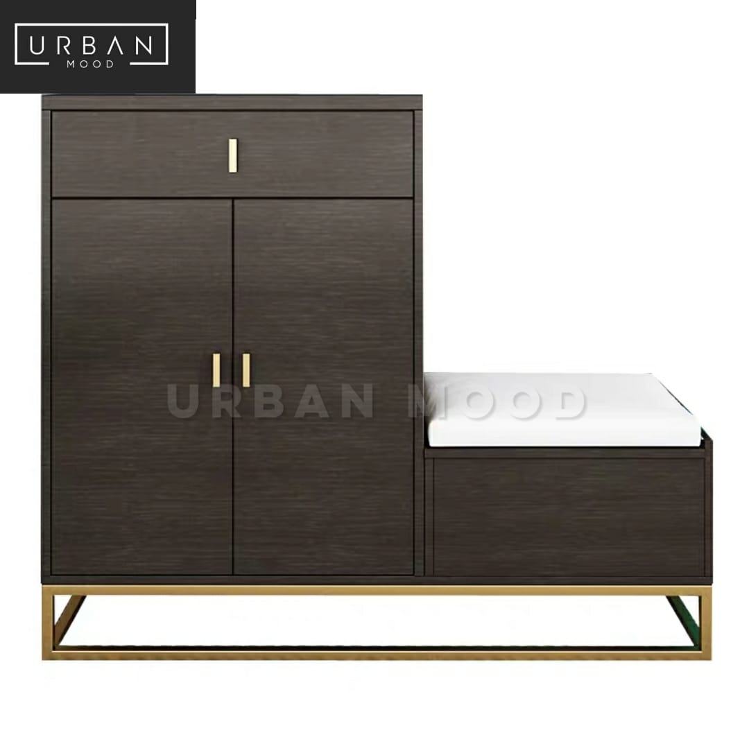 DIVIAN Modern Shoe Cabinet Bench