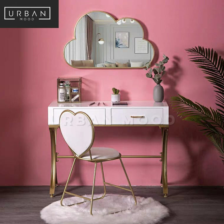 DRIZZLY Modern Vanity Cloud Wall Mirror