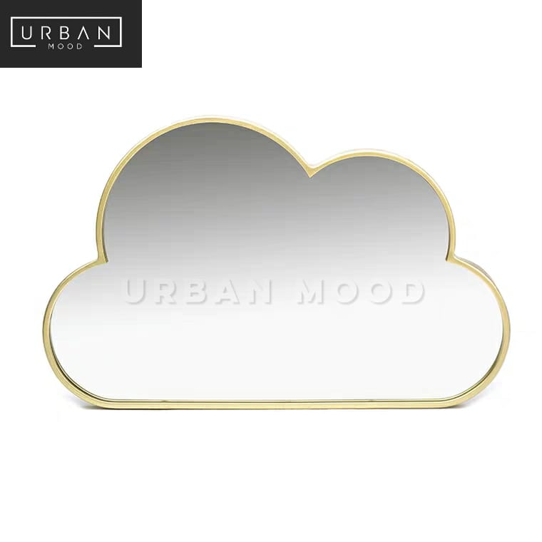 DRIZZLY Modern Vanity Cloud Wall Mirror