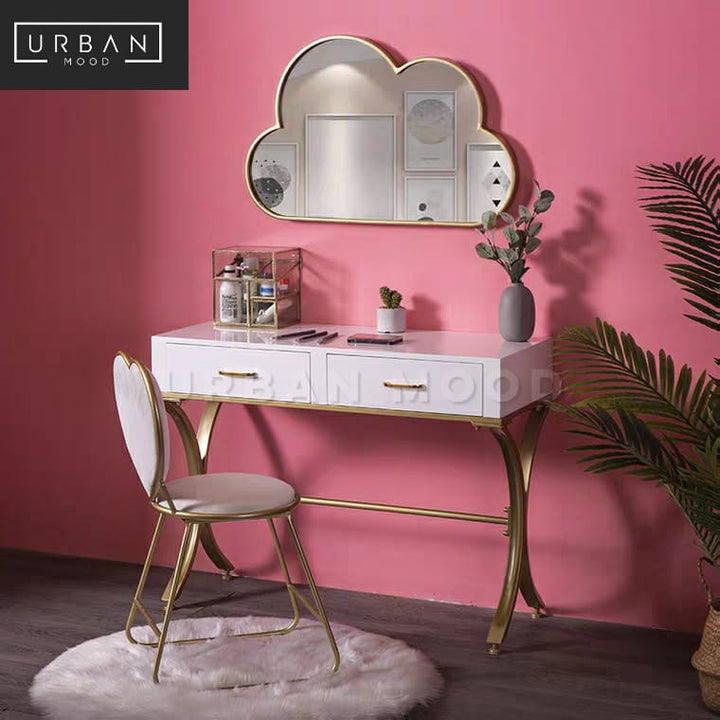 DRIZZLY Modern Vanity Cloud Wall Mirror