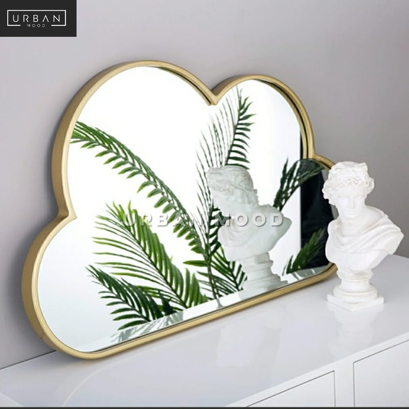 DRIZZLY Modern Vanity Cloud Wall Mirror