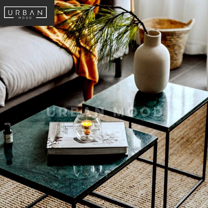 ELISSE Modern Marble Coffee Table